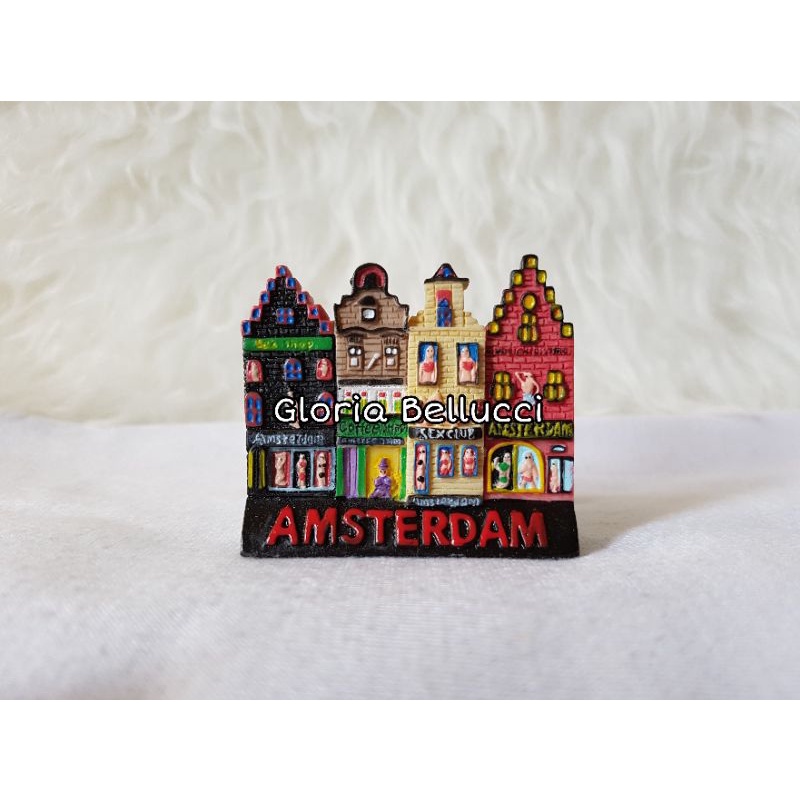 souvenir amsterdam tempelan magnet kulkas belanda netherlands holland