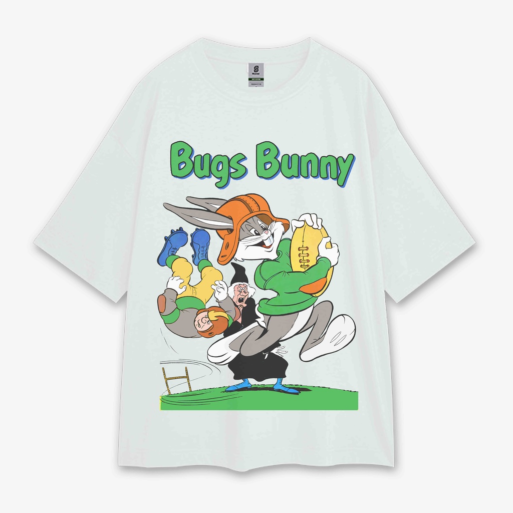Bugs Bunny Looney Tunes Vintage Style Oversize Tee T-shirt