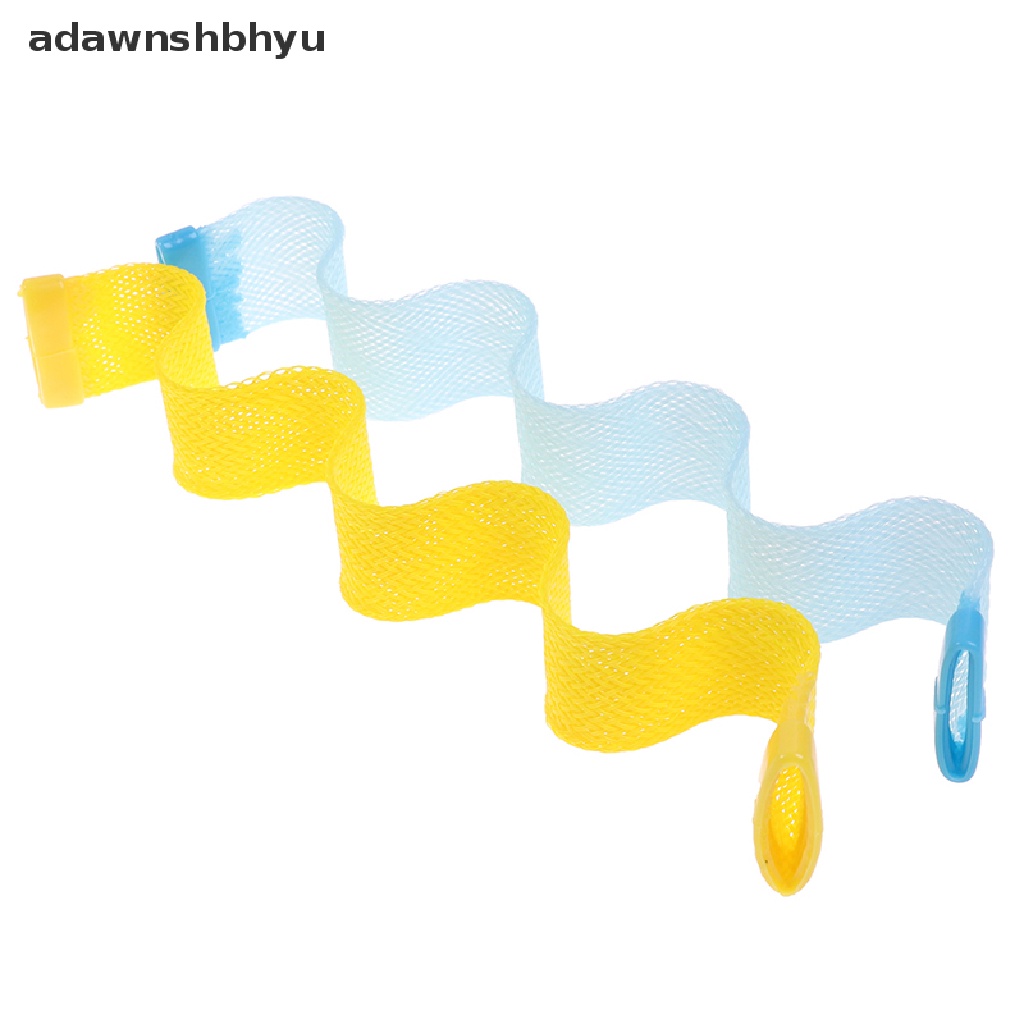 Adawnshbhyu 10pcs Gelombang Air Magic Curlers Formers Leverage Spiral Alat Penata Rambut 30 cm ID