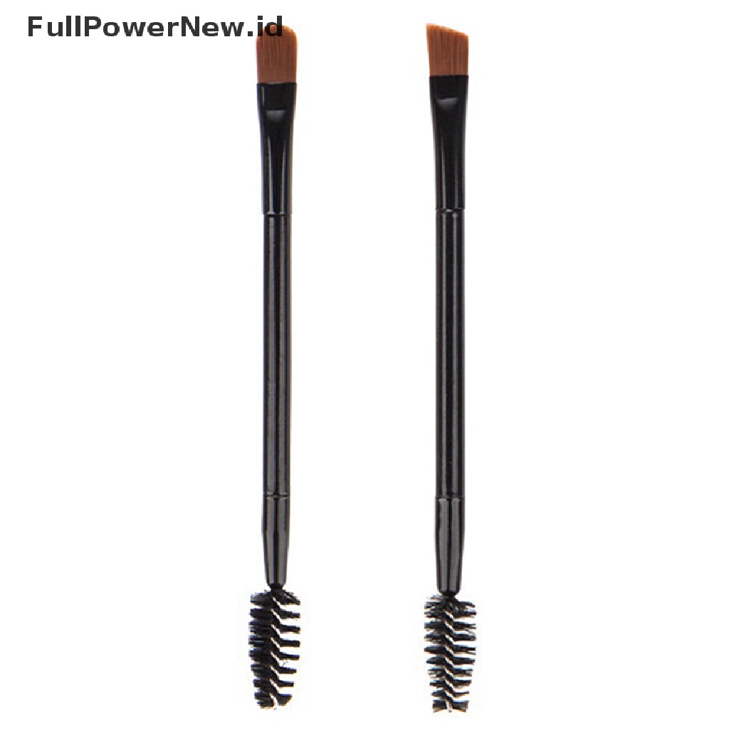 Power 10 Pcs Double Head Sikat Alis Sisir Eyeshadow Bubuk Eyeliner Makeup Brush ID