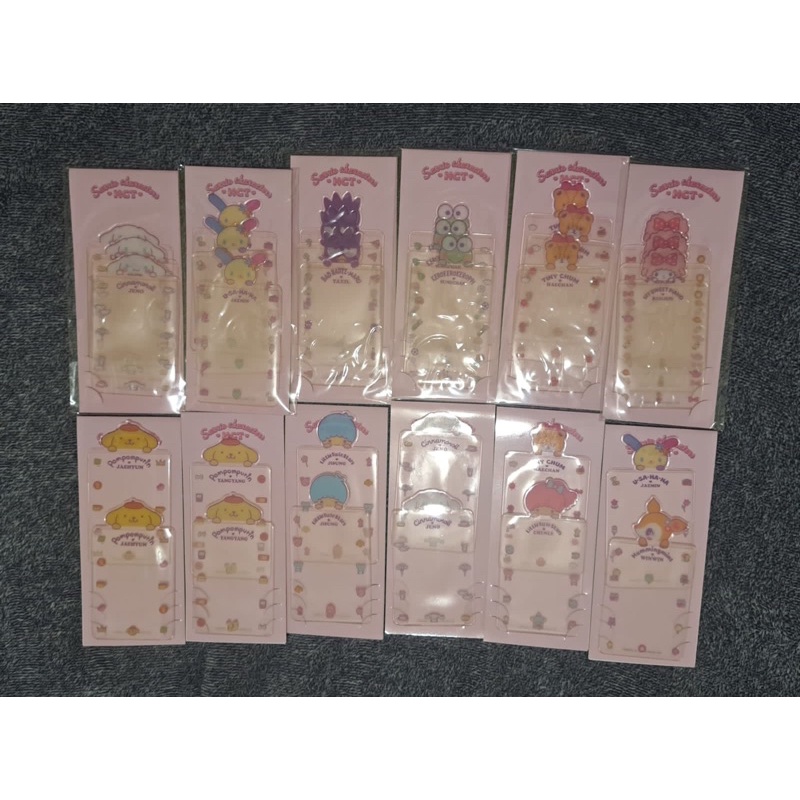 PC SLEEVE NCT X SANRIO 1ST MD SET FULLSET SEALED & SHARING EACH SATUAN - JENO JAEMIN TAEIL SUNGCHAN