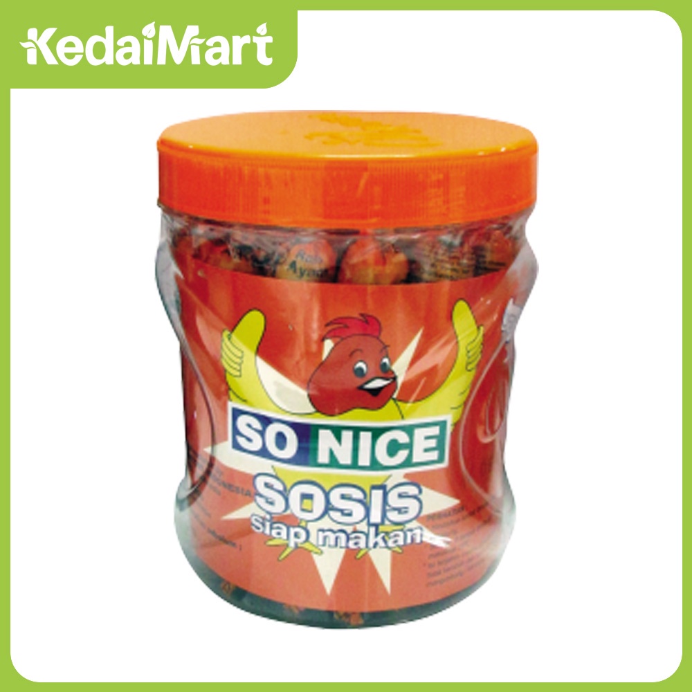 

So Nice Sosis Siap Makan Ayam 480 / 525 Gram