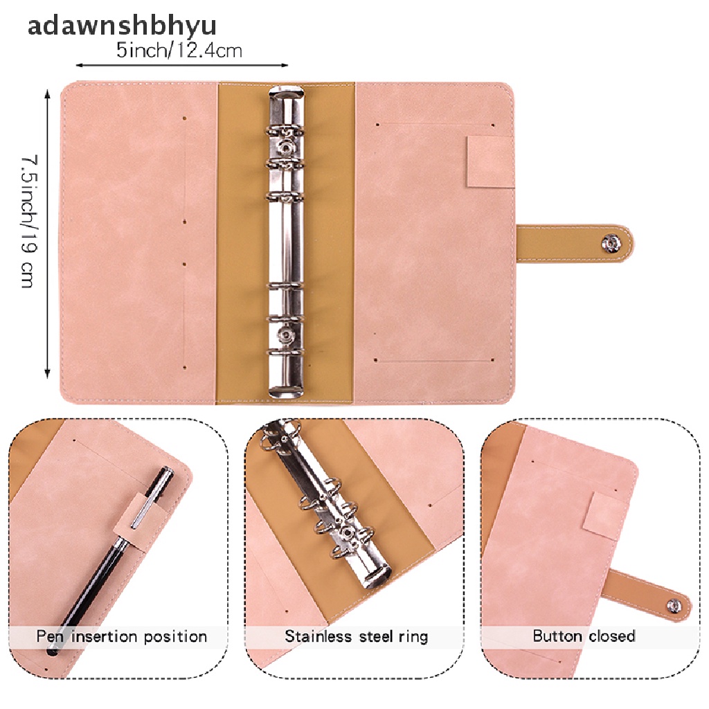 Adawnshbhyu 1set Binder Budget Planner Pengikat Amplop Kas Dengan Amplop Budget A6 Pocket ID