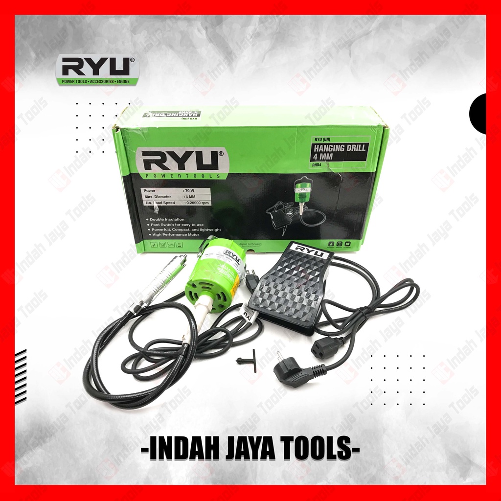 RYU RHD4 Mesin Bor Gantung Die Grinder Tuner Porting - Hanging Drill