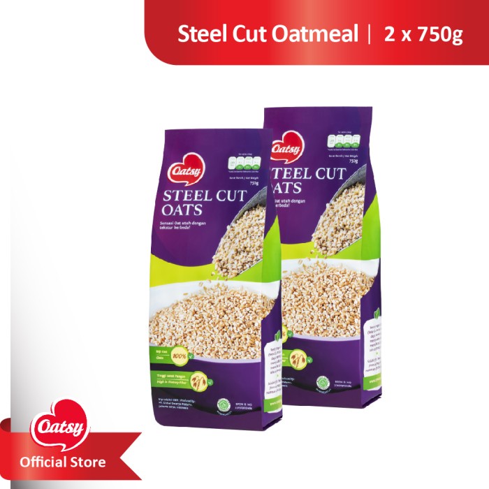 

[NEW] OATSY Steel Cut Oats 750g (Double Pack)