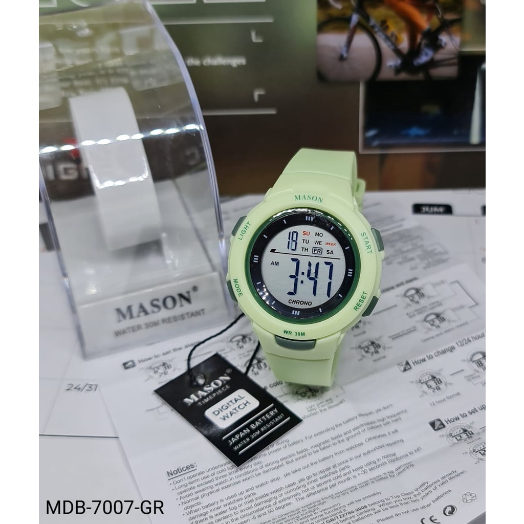 Jam Tangan Pria dan Wanita Mason 7007 Original
