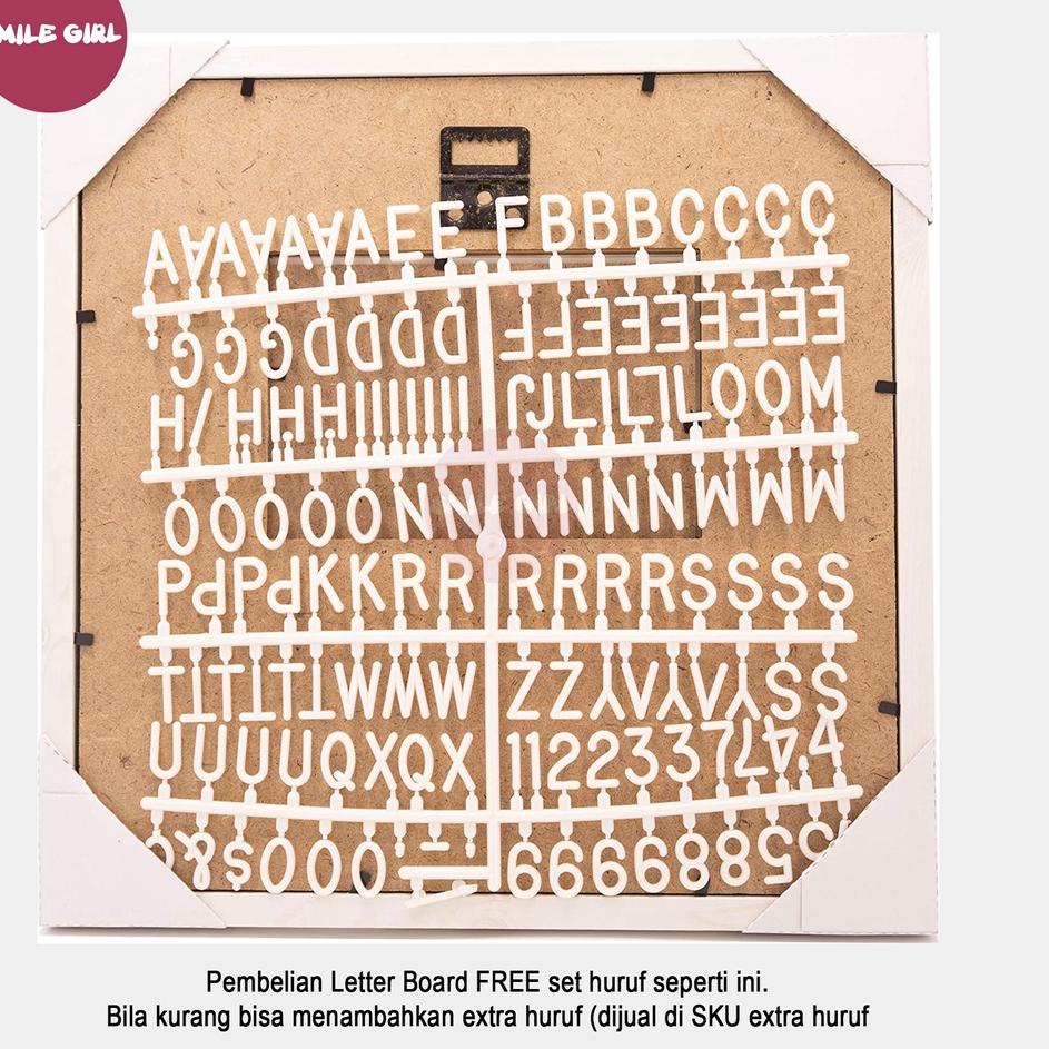 

₪ [TERMURAH] Papan Nama Bayi / Letter Board Kekinian SmileGirl 28x25 ↟