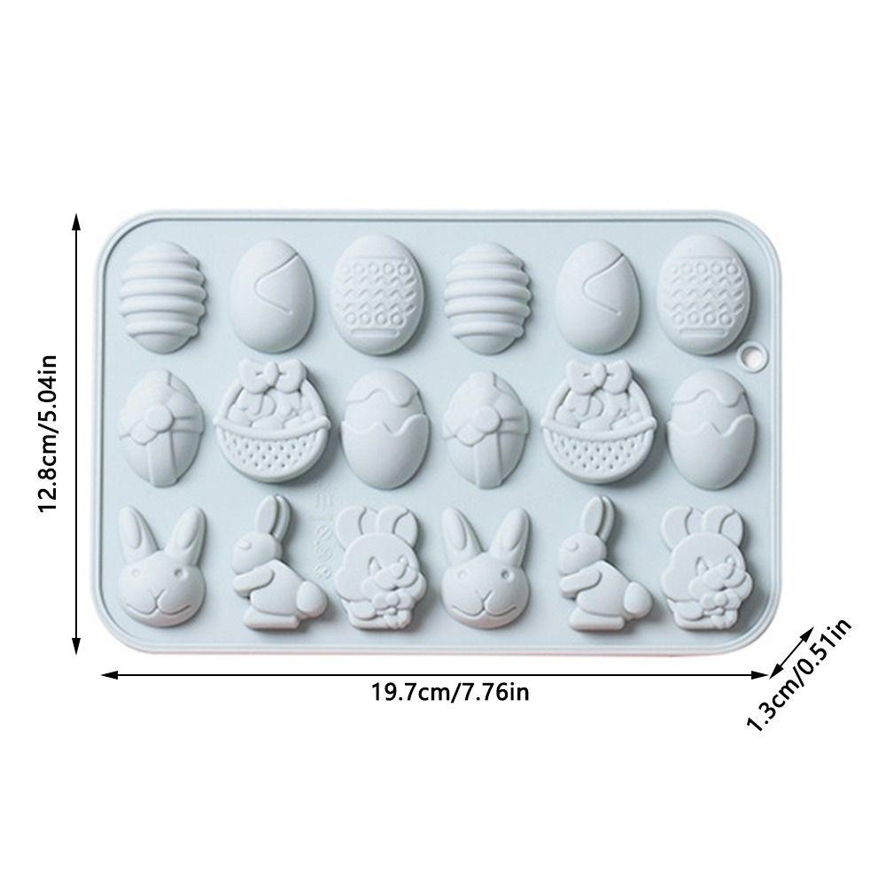 Preva Easter Cetakan Silikon DIY Dekorasi Liburan Baking Pan 18rongga