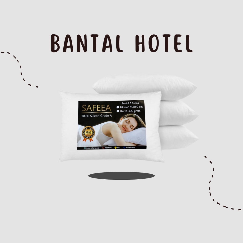 bantal silikon /bantal hotel premium isi 100%silicon grade A