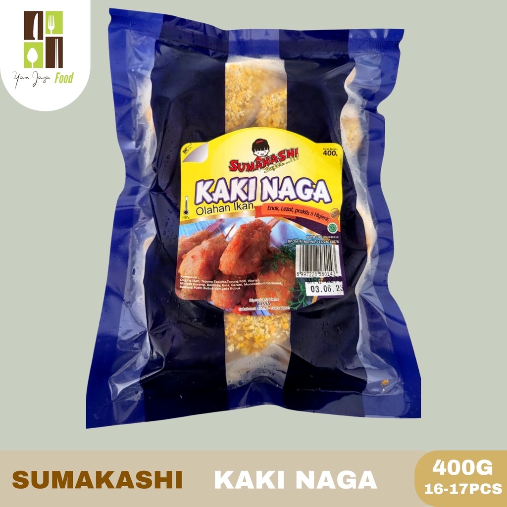 Sumakashi Kaki Naga Olahan Ikan  400g isi 16-17 pcs