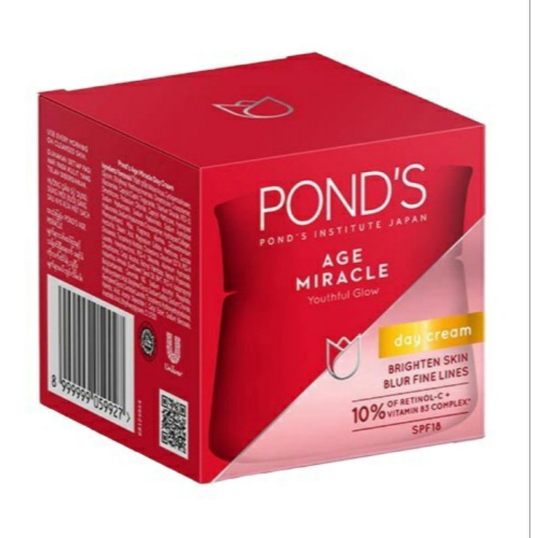 pond's age miracle day cream  50gram krim wajah/ facial treatment cleanser youtful glow