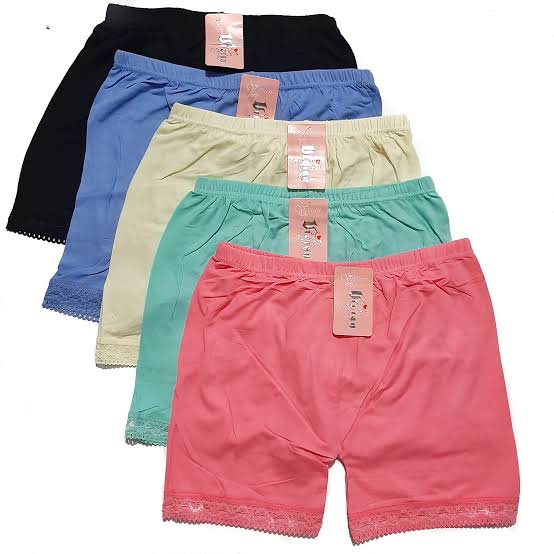 3 Pcs Celana Pendek / Short Wanita - Model Renda All Size Random Warna