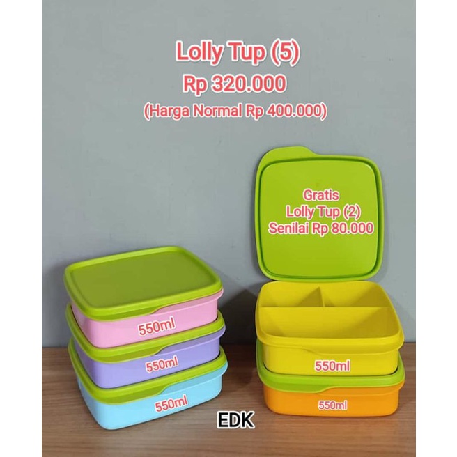 LOLLY TUP (4) WITH GIFT - BELI 4 GRATIS 1
