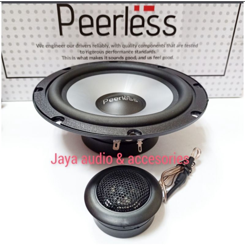 Jual Speaker Split Midbass Peerless Ec Plus Dome Tweeter Shopee