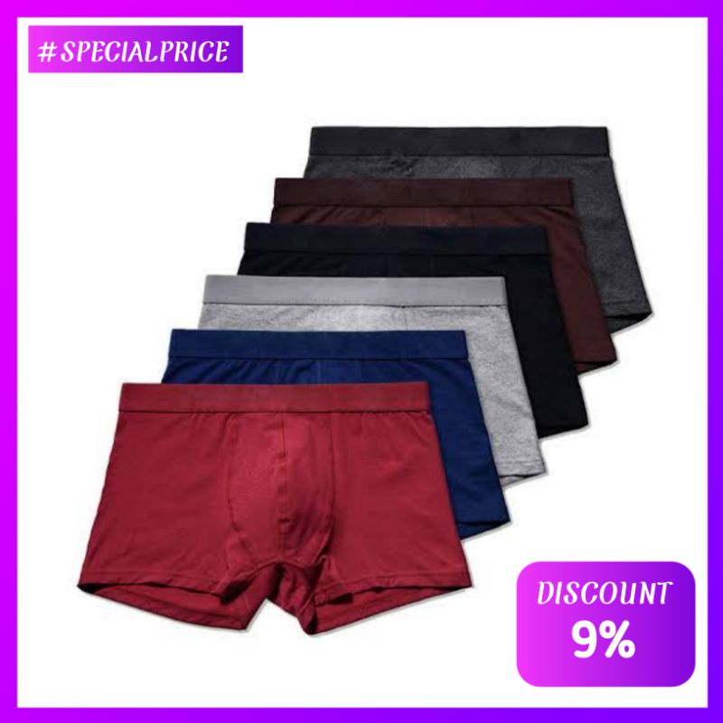Celana Dalam Pria Cd Brief Sorek Bawahan Boxer Cowok Dewtasa Spandex Premiuttm M L XL XXL Grosir Lus