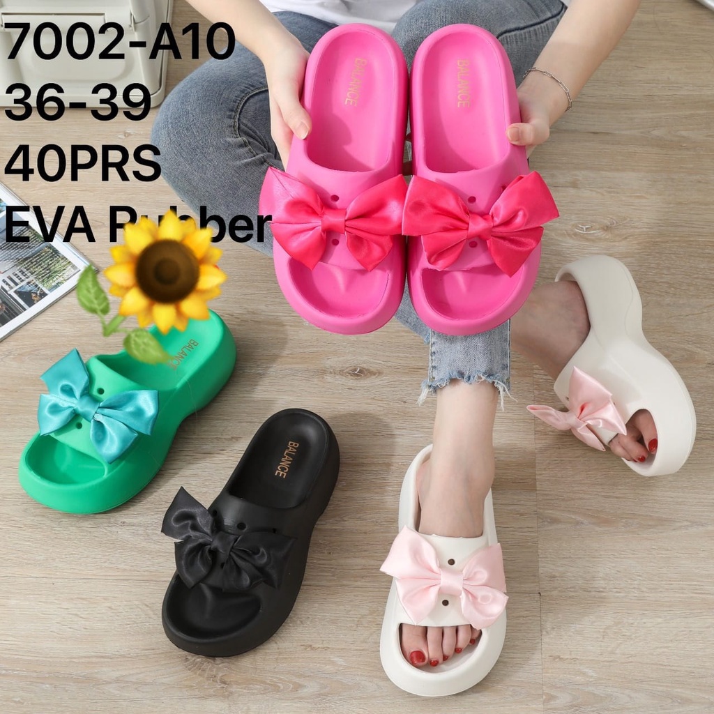 Sandal Karet Jelly Wedges Wanita Import Model Fashion KoreaTerbaru Original Kekinian by AGUNG STYLE Balance 7002-A10