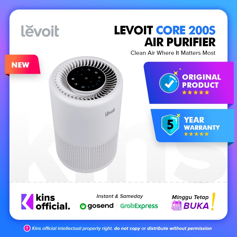 Levoit Core 200S Smart WIFI True HEPA Air Purifier USA Original