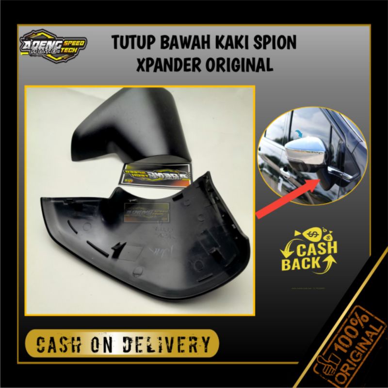 Tutup bawah dudukan tiang spion xpander exceed cross glx gls original tutup bawah kaki spion mobil x