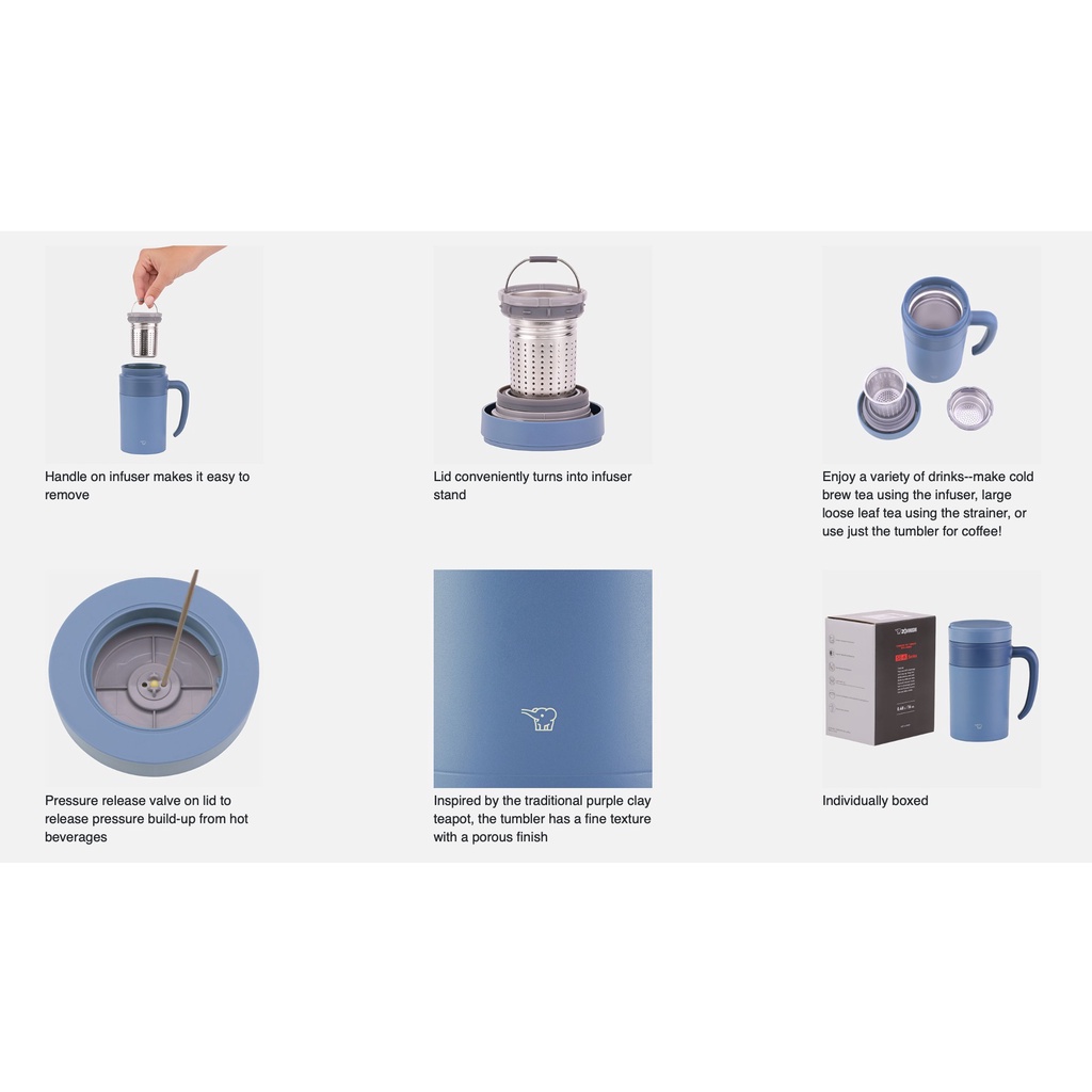 Zojirushi Mug Tumbler with Handle SE-KAE48