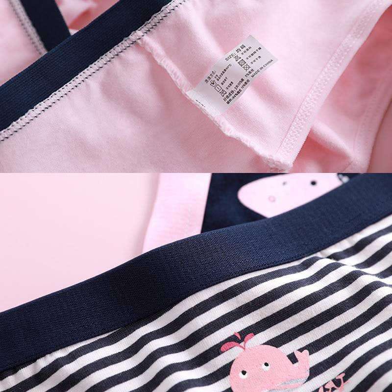 Nicebra Celana Dalam Brief Import Motif Bahan Breathable Untuk Wanita 2082