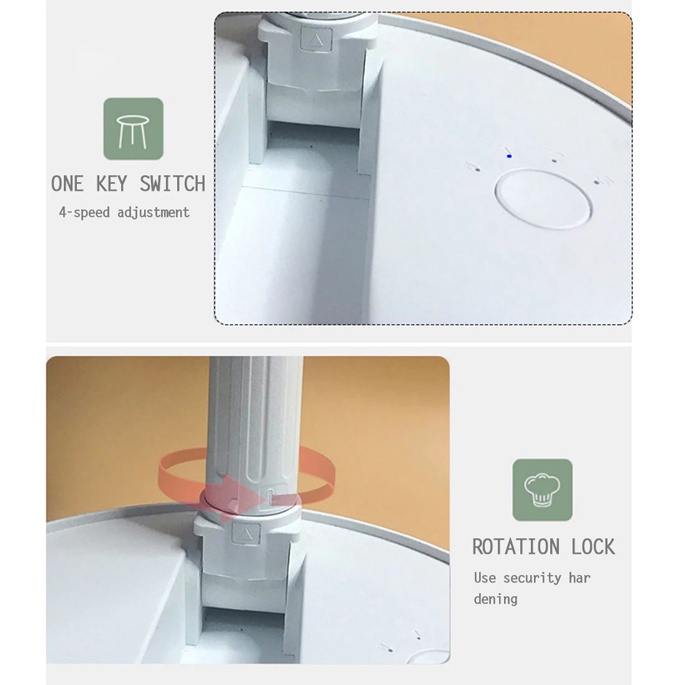 ZK Kipas Angin Standing Portable Rechargeable 7200mAh - ZK-20321