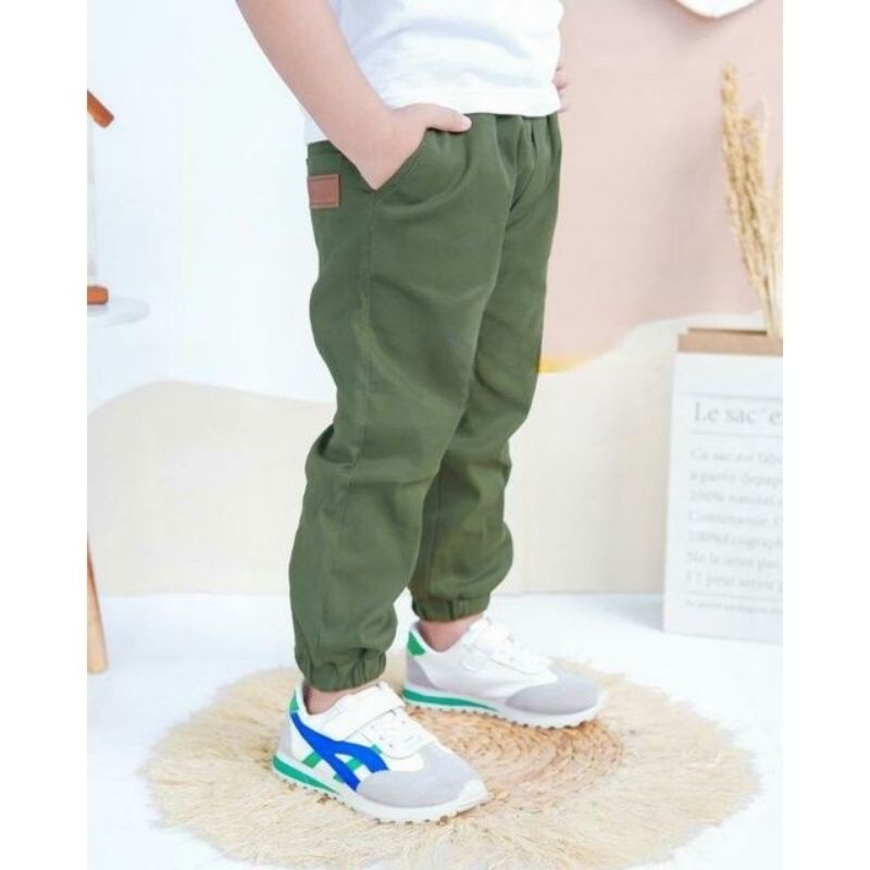 Celana Jogger Anak Laki Laki Premium Zunior 1 - 9 Tahun