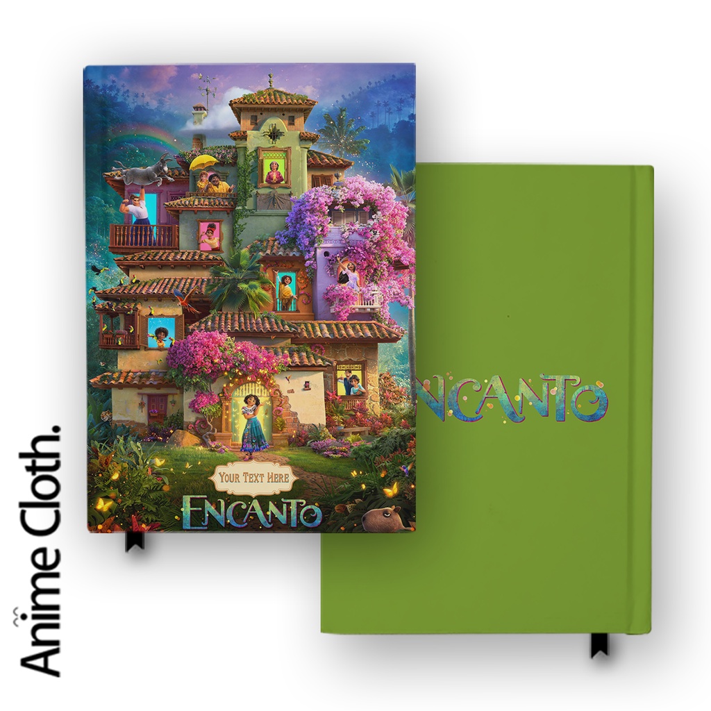 

Buku Catatan Notebook Animasi Encanto 2 Hardcover Custom Nama Diary Jurnal Agenda A5 A6