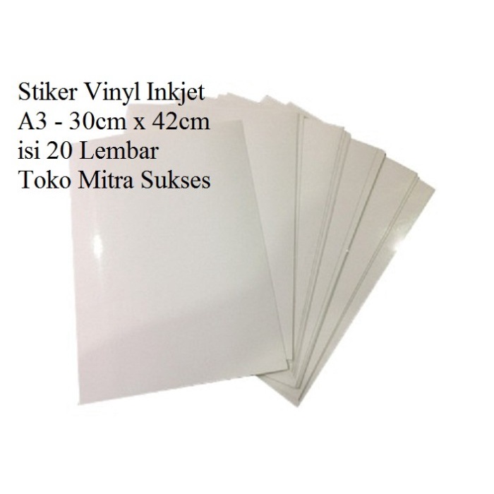 

Stiker Stiker Vinyl Inkjet A3