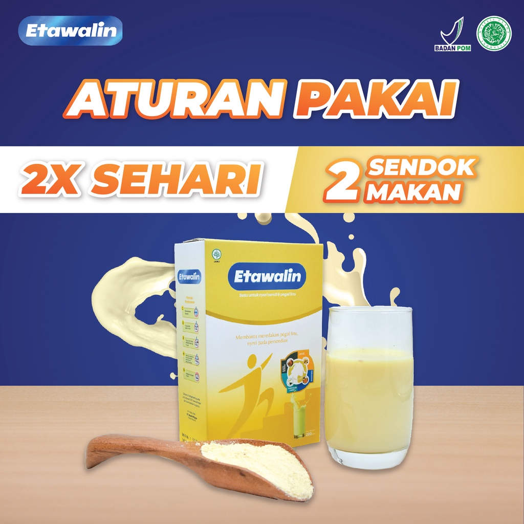 ETAWALIN -  MINUMAN SUSU YANG TERBUAT DARI SUSU KAMBING ETAWA ASLI YANG DIPADUKAN DENGAN 5 HERBAL ALAMI YANG SANGAT BERGUNA UNTUK MENINGKATKAN KESEHATAN DAN KEPADATAN TULANG / PAKET 1 BOX