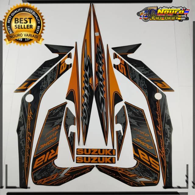 COD striping suzuki satria fu f 150 2012 2013 barong se gold list body standar berkualitas