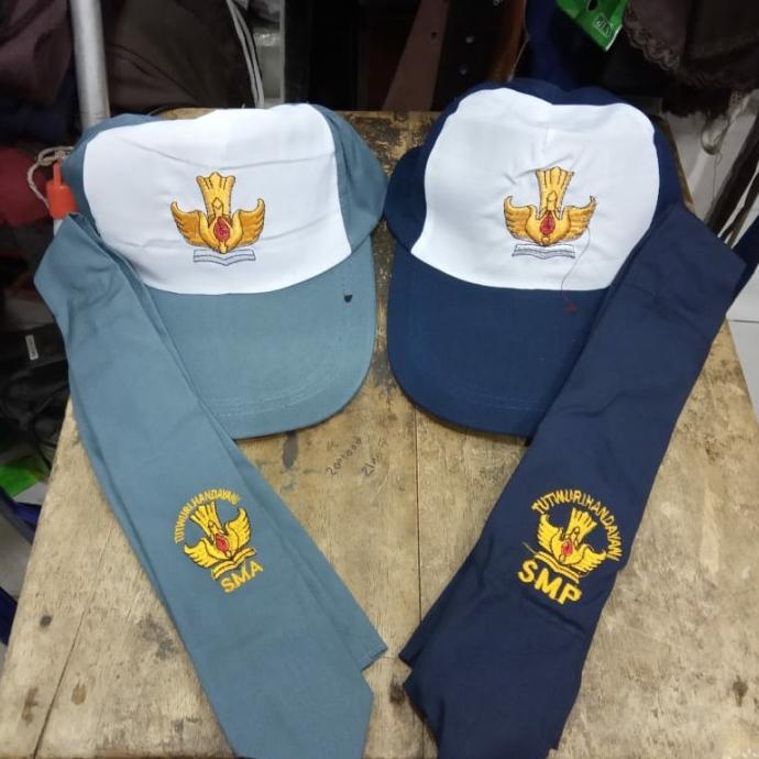 Topi Smp / Dasi Sma / Dasi Smp / Dasi Sma Pria Dan Wanita