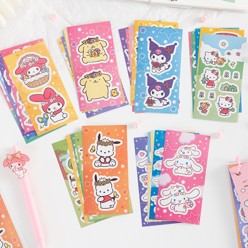 

STIKER - diy stiker kertas sanrio character 5lmbr