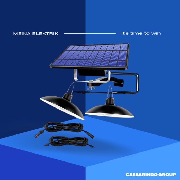 LAMPU LED SOLAR PANEL SOLAR CELL TENAGA SURYA GAZEBO PONDOK RUMAH