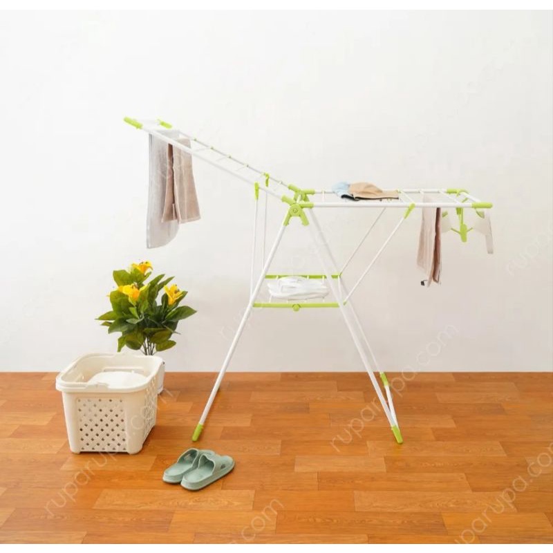 Jemuran Pakaian Outdoor Lipat jemuran Pakaian  Lipat Praktis Clothes Hanger Foldable Rak jemuran pak