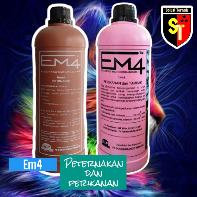 EM4 Peternakan dan Perikanan Fermentasi Pakan Ternak