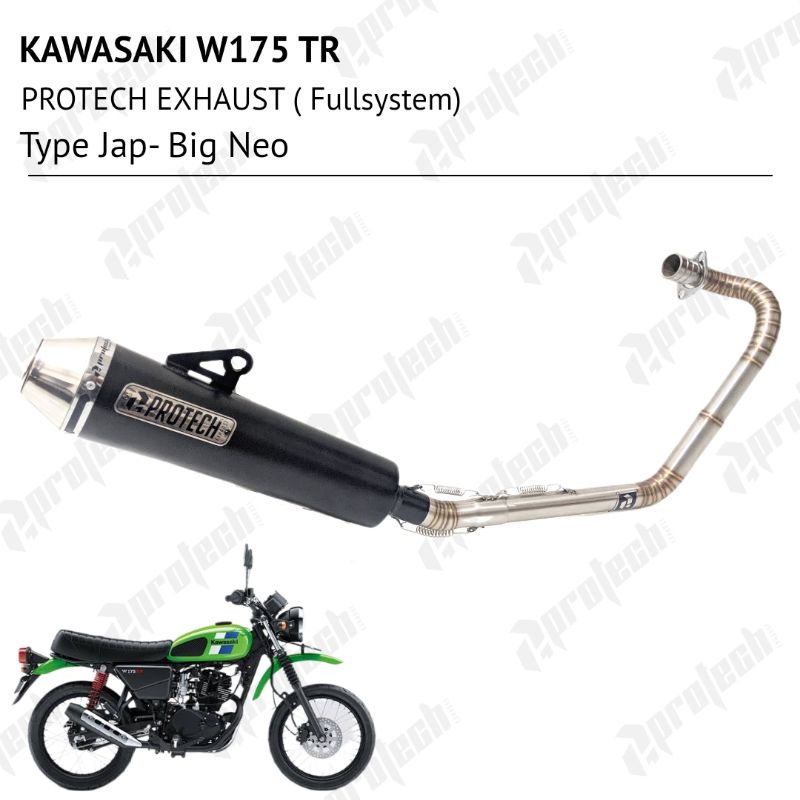 Kawasaki W175 TR — Big Pro 2 · Black — foto 2