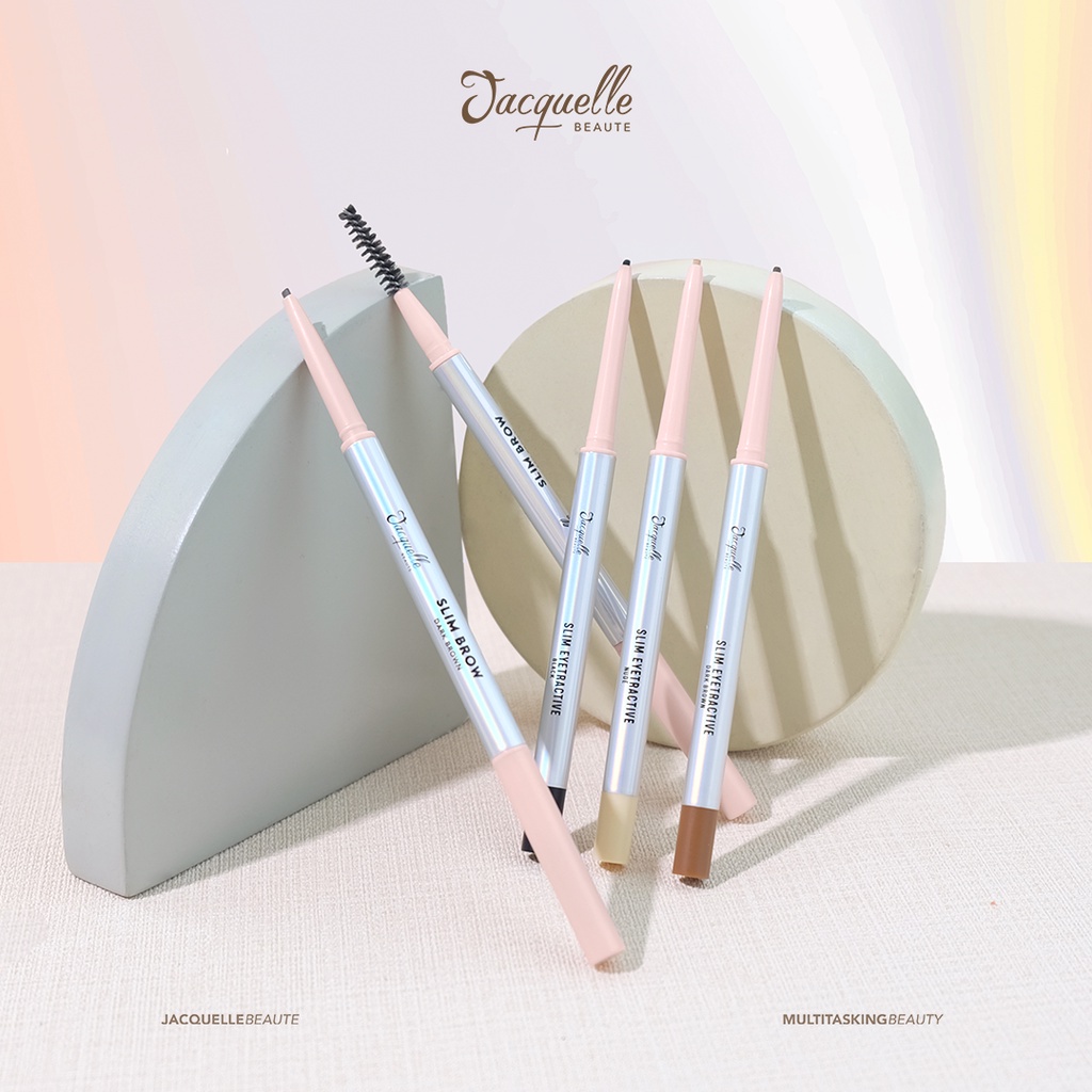 Jacquelle Slim Brow (2in1 Pensil Alis &amp; Spoolie) Pensil Alis Eyebrow