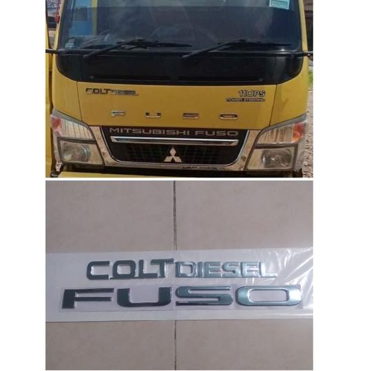 (C-N9N-❤) Emblem fuso / Logo fuso / emblem canter / emblem colt diesel bisa cod