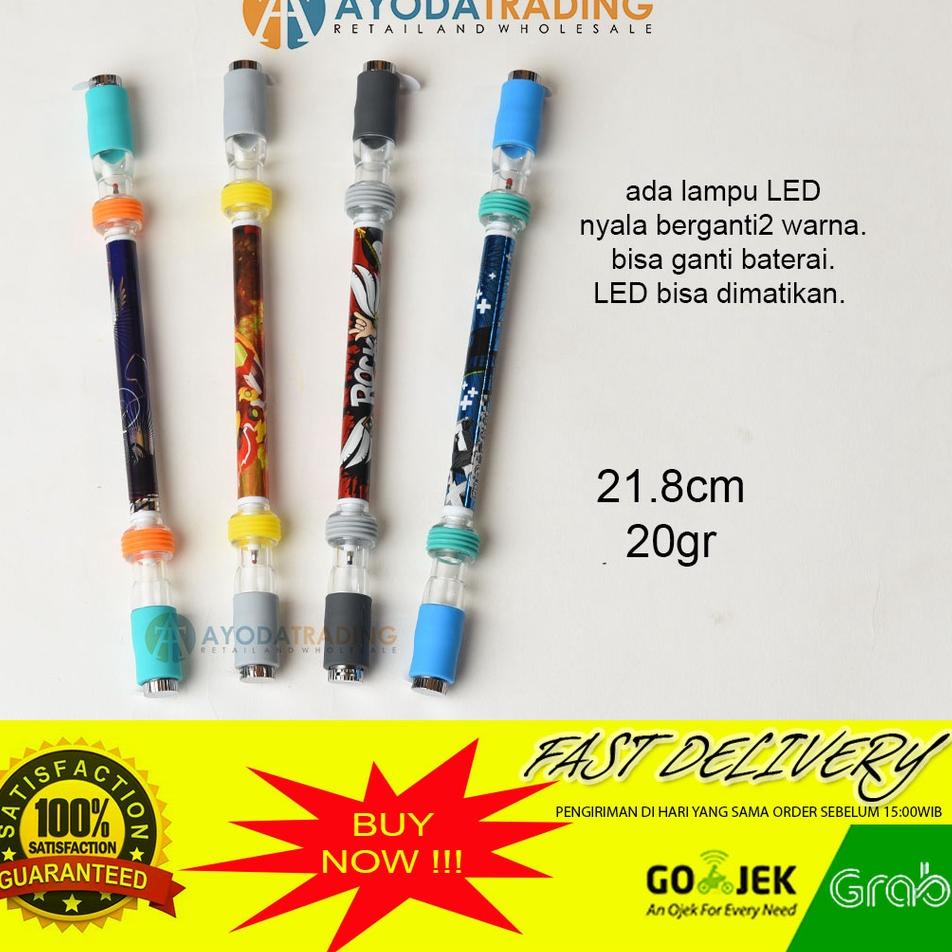 

(Q(16)♥☞) Spinning Pen LED ZhiGao ZG5805 siap dikirim