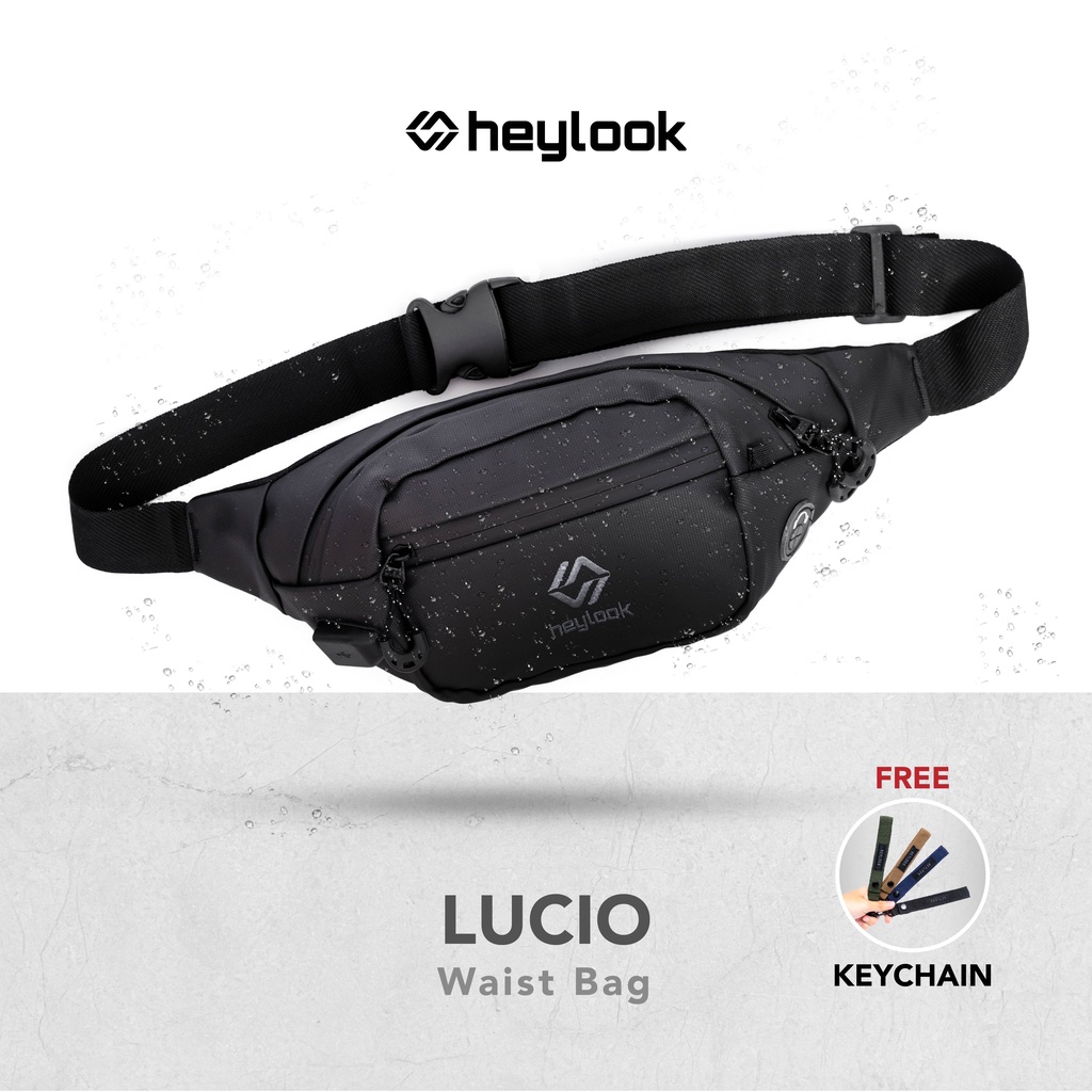 Jual HEYLOOK Official - Tas Selempang Pria Waist Bag Lucio Waterproof