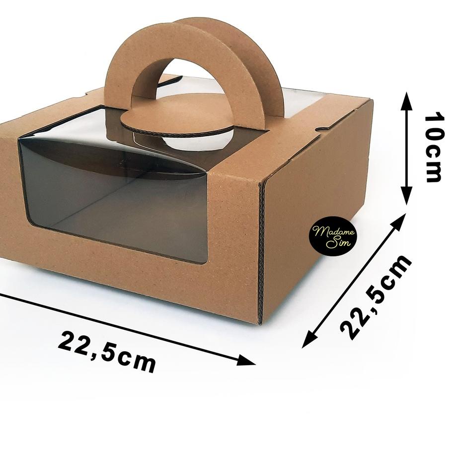 

Ready Banyak DUS KUE - CAKE BOX - GIFT BOX - KOTAK KADO 22x22x10 - MS-T02 (ISI : 10 PCS)++