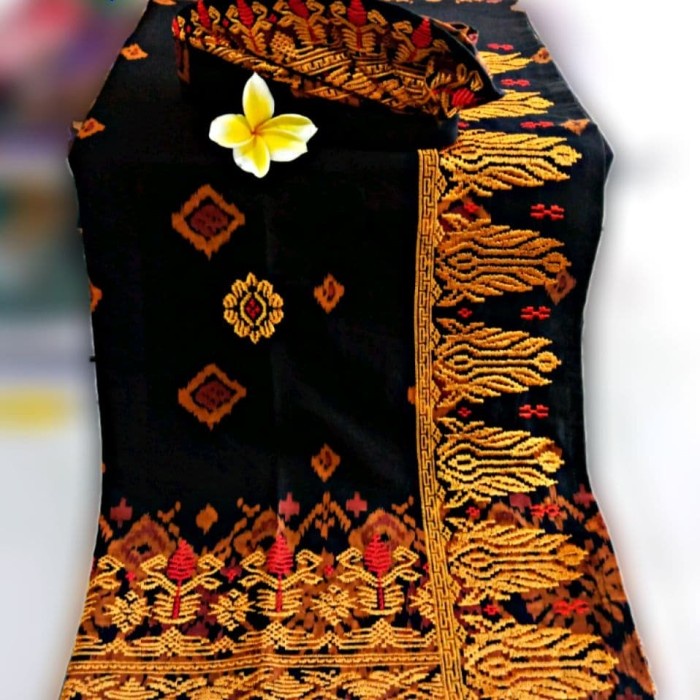 ⭐BISA COD⭐ pakaian adat bali pria set saput udeng songket bordir topi khas bali