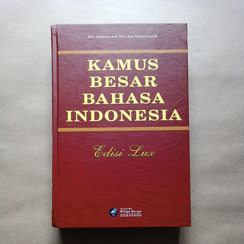 KBBI KAMUS BESAR BAHASA INDONESIA LUX INDEX WIDYA KARYA