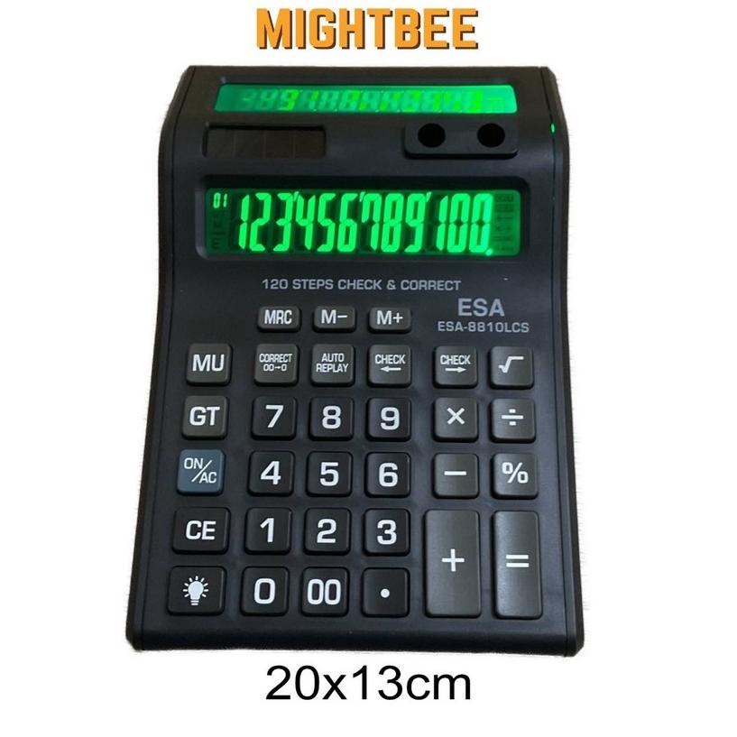 

[W-K3K ☛] Kalkulator LED 2 Layar 12 Digit ESA - Kalkulator Check Correct - Kalkulator Dagang-paling laris