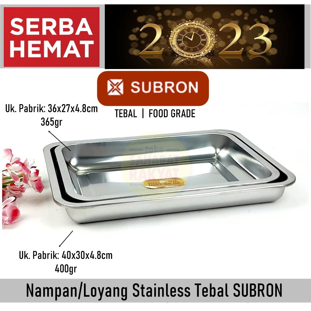 Namapan/Loyang Satinless Tebal Subron