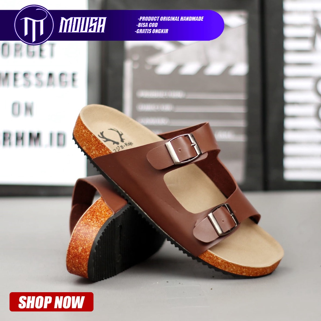 Sandal Slide Pria Slop Original Mousa Hana