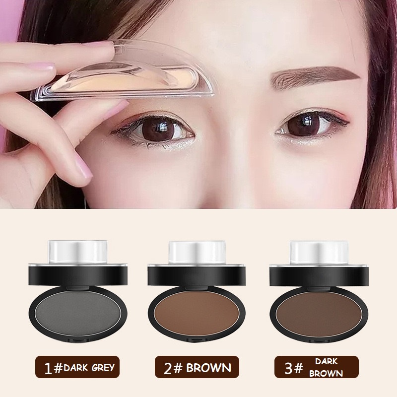 LUCKYMALL Eyebrow Stamp Cetakan Alis Eyebrow Alis Instan Stempel Alis Eyebrow Instan Pensil Alis