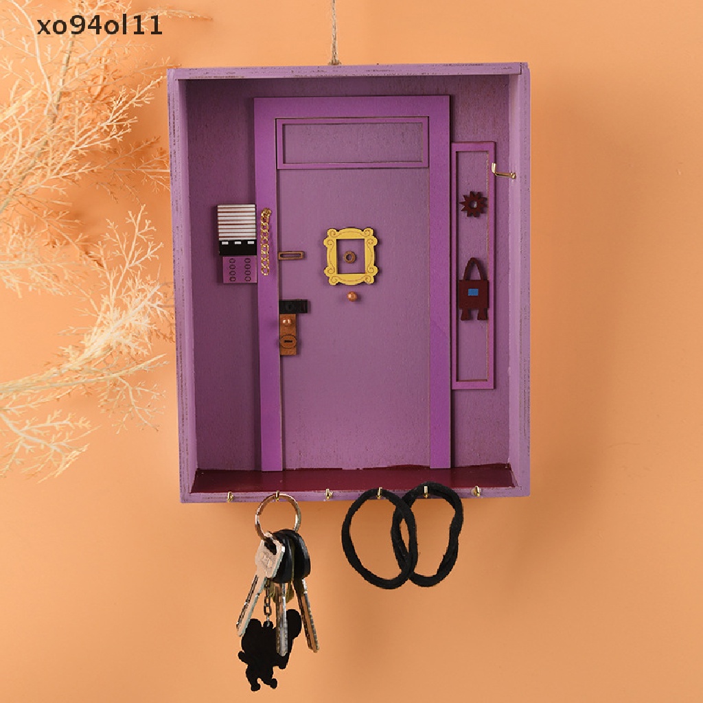 Xo Friend Keychain Door Frame Purple Gantungan Pintu Friend Dekorasi Rumah Wall Decor OL