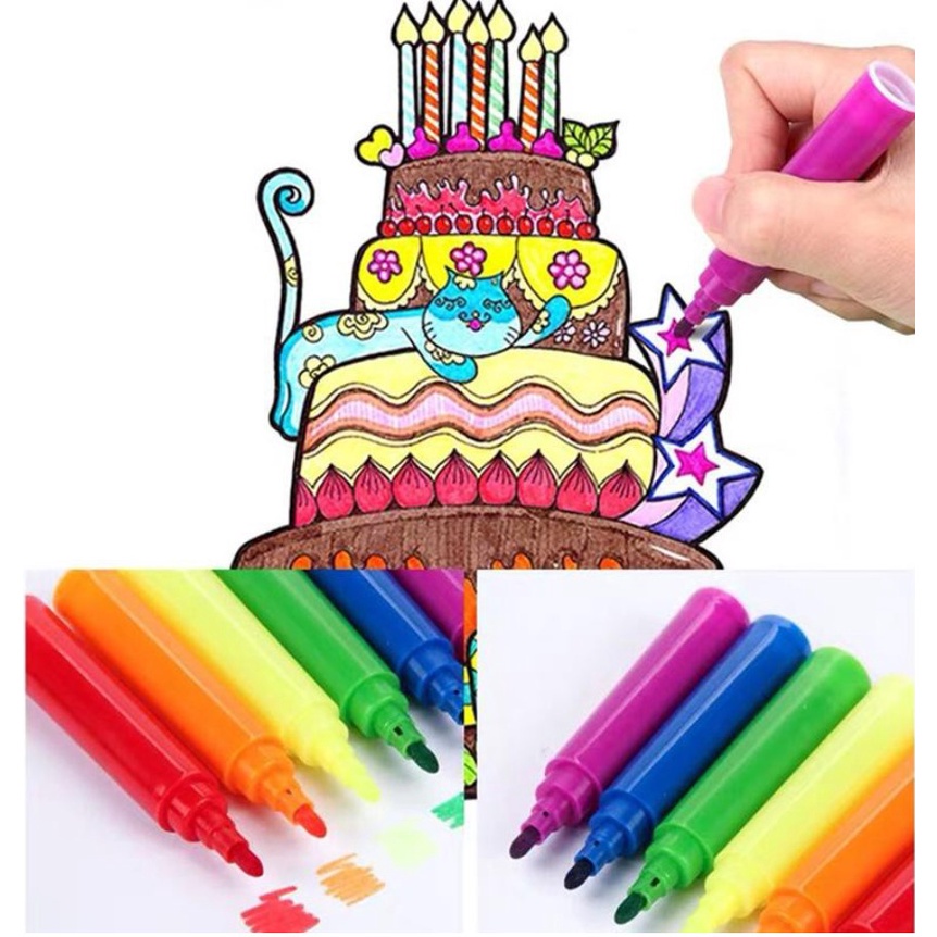 BAJ Crayon Anak Pengasah 208pcs Art Set Alat Menggambar Melukis Anak-anak Crayon Cat Air Pensil Mainan Edukasi Anak SS204