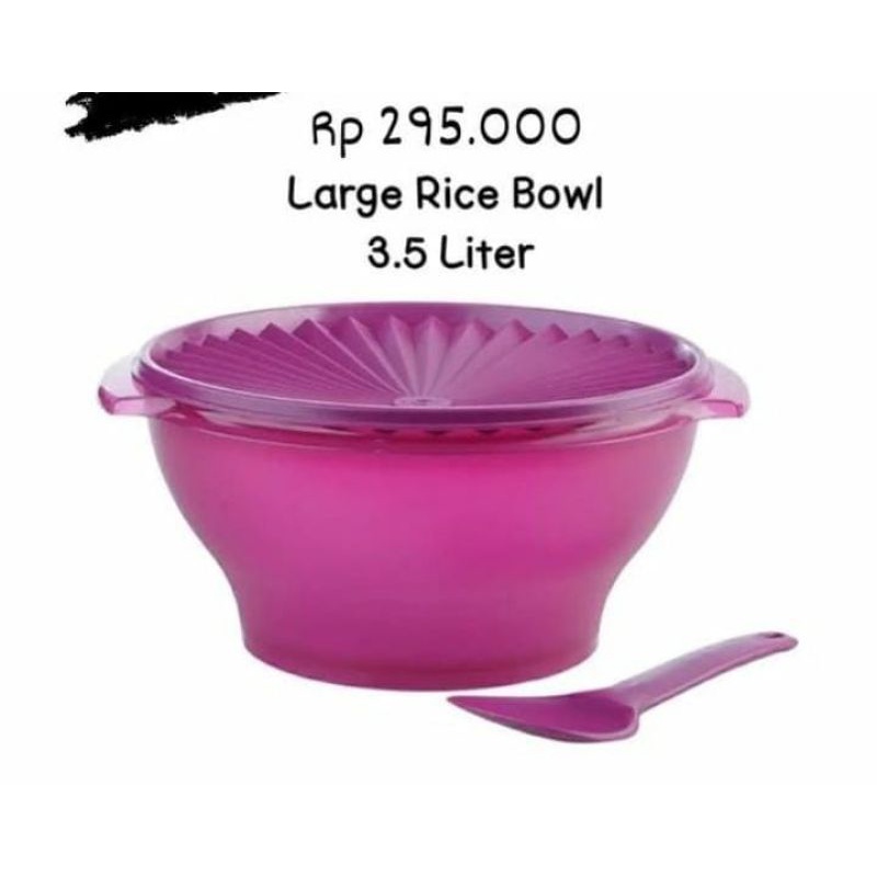 TUPPERWARE LARGE RICE BOWL 3.5L